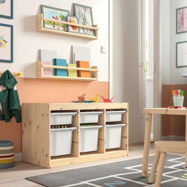 IKEA イケア TROFAST トロファスト 収納ボックス Sサイズ 42x30x10cm