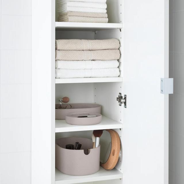 IKEA イケア 収納ボックス ミラーのふた付き プラスチック コルク