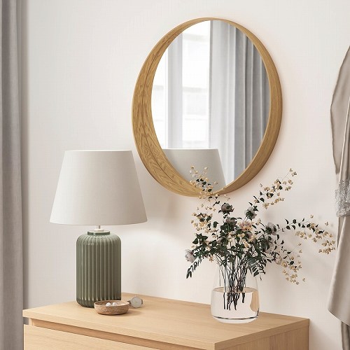 IKEA イケア ミラー オーク材突き板 60cm m30591586 STOCKHOLM