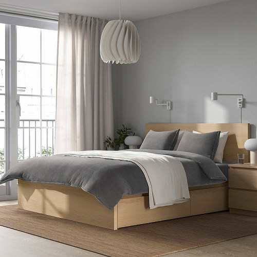 IKEA イケア 掛け布団カバー 枕カバー2枚 グレー ダブル 200x200cm 50x60cm m80604058 KRANSSALVIA クランサルヴィア の通販は IKEA イケア 掛け布団カバー 枕カバー2枚 グレー ダブル 200x200cm 50x60cm m80604058 KRANSSALVIA クランサルヴィア の通販は
