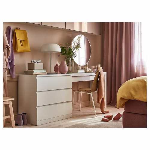 IKEA イケア ドレッシングテーブル ホワイト 白 120x41cm big40355409 MALM マルムの通販はau PAY マーケット -  株式会社クレール | au PAY マーケット－通販サイト