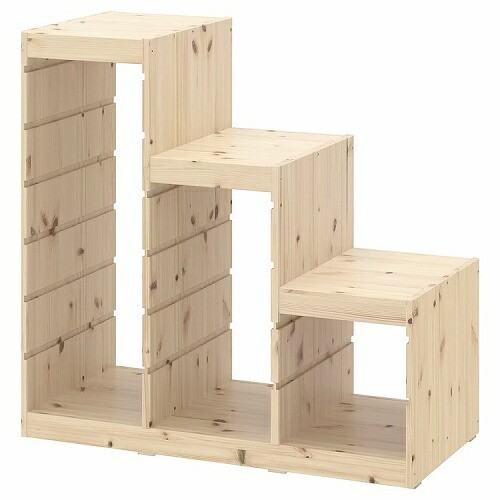 IKEA イケア TROFAST トロファスト フレーム ライトホワイトステインパイン 94x44x91cm big50368835の通販は