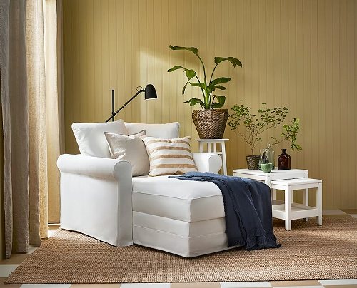 IKEA イケア ラグ 平織り ナチュラル 133x195cm big50511287 LOHALS 
