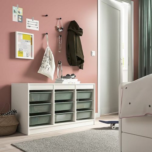 IKEA イケア TROFAST トロファスト 収納コンビネーション ホワイト