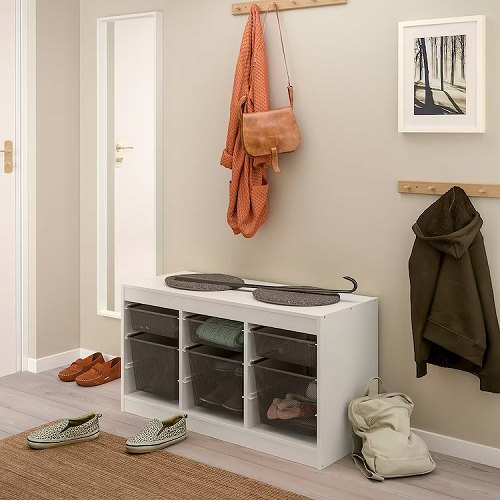 IKEA　トロファスト TROFAST トロファスト 収納コンビネーション, ライトホワイト