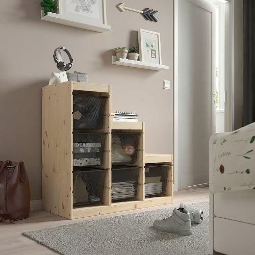 IKEA トロファスト　収納ボックス6個付き 楽天市場】202306TROFAST トロファスト収納コンビネーション