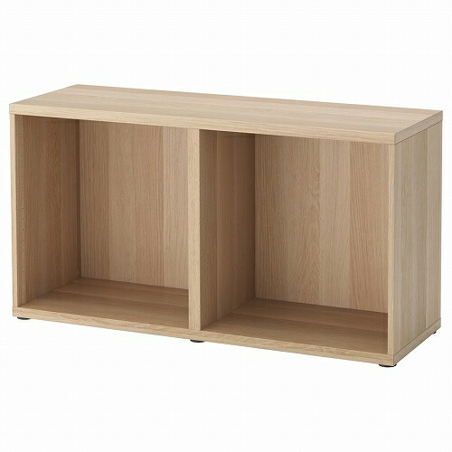 IKEA イケア フレーム ホワイトステインオーク調 120x40x64cm big40248377 BESTA ベストー