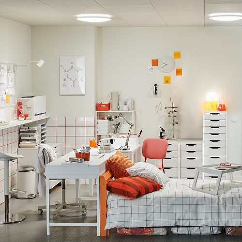 IKEA イケア 引き出しユニット（引き出し×9） ホワイト 白
