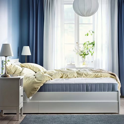 IKEA イケア ポケットコイルマットレス シングル やわらかめ ライト