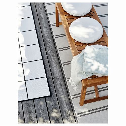 IKEA イケア ベンチ 屋外用 ライトブラウンステイン 120cm big10510341 NAMMARO ネッマロー_1