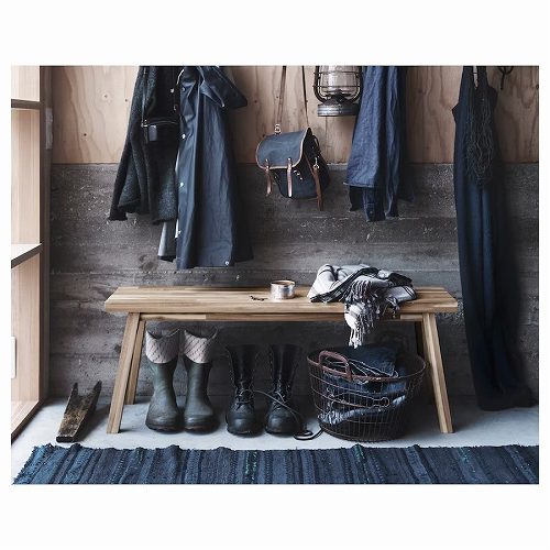 IKEA イケア ベンチ アカシア材 120cm big10558470 SKOGSTA スコグスタ_1