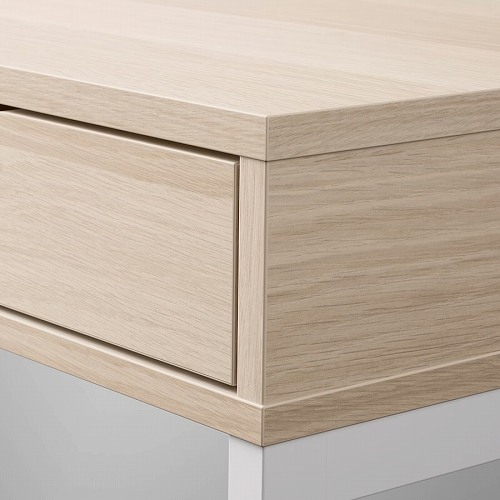 IKEA イケア デスク ホワイトステイン オーク調 132x58cm big40473530 ALEX アレクス_2