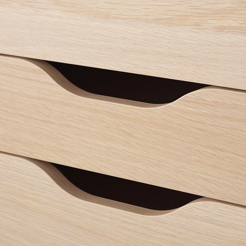 IKEA イケア デスク ホワイトステイン オーク調 132x58cm big40473530 ALEX アレクス_4