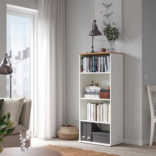IKEA イケア 本棚 ホワイト 60x140cm big40508855 SKRUVBY スクルーヴビー_1