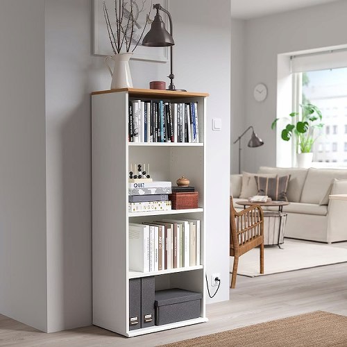 IKEA イケア 本棚 ホワイト 60x140cm big40508855 SKRUVBY