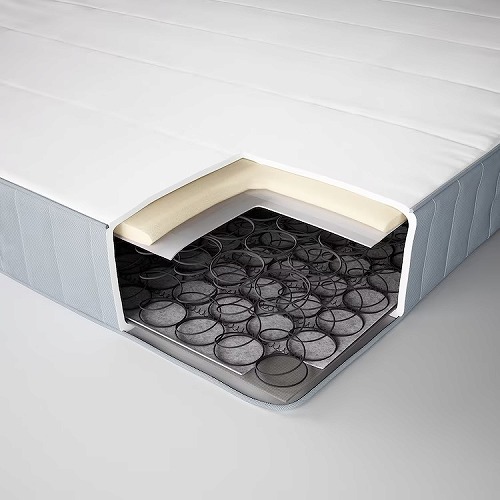 IKEA イケア ボンネルコイルマットレス シングル やわらかめ ライト 