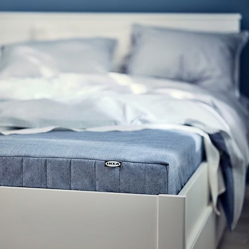 IKEA イケア ボンネルコイルマットレス ダブル かため ライトブルー 140x200cm big70453583 VADSO ヴァドソ_4