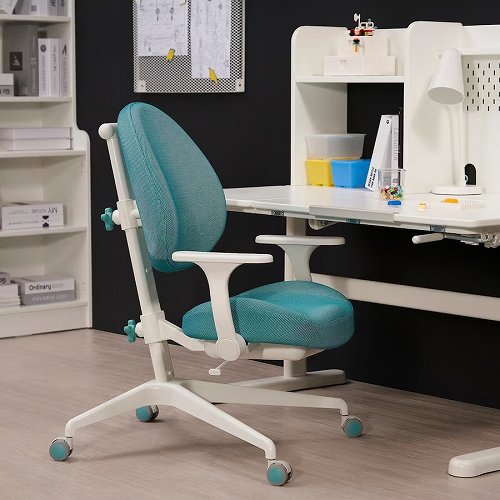 IKEA イケア 子ども用デスクチェア ターコイズ big80527871 GUNRIK グンリーク_1