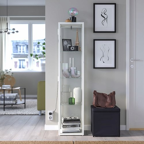 IKEA イケア コレクションケース ホワイト 35x32x151cm big40501260 BLALIDEN ブローリーデン_1
