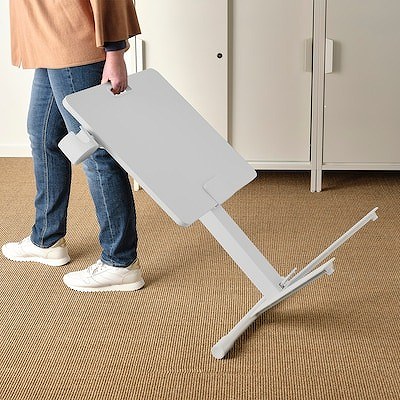 IKEA イケア ラップトップテーブル キャスター付き ホワイト 66x50cm