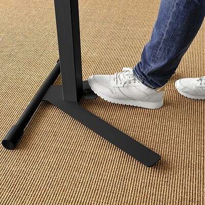 IKEA イケア ラップトップテーブル キャスター付き ブラック 66x50cm big20515593 MITTZON ミッツォーン