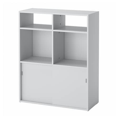 IKEA イケア オープンシェルフユニット ライトグレー 77x96x32cm big20565516 SPIKSMED スピクスメッド