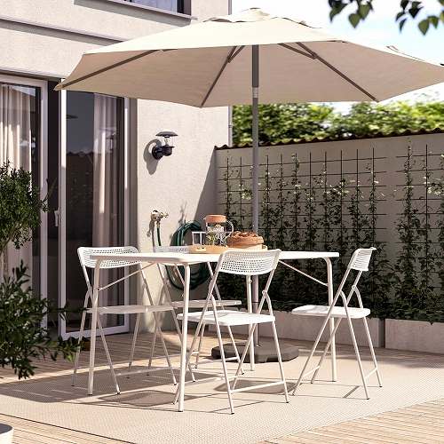 IKEA イケア テーブル 屋外用 ホワイト 折りたたみ式 130x74cm big30595725 TORPARO トルパロー_2