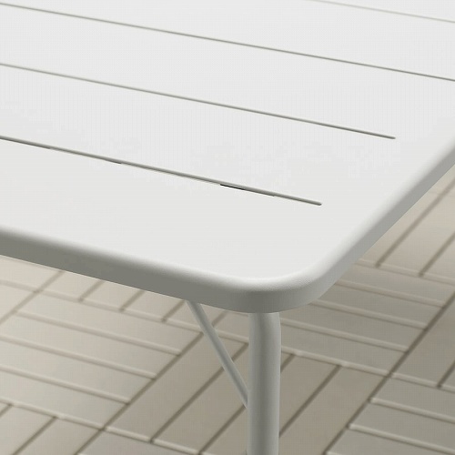IKEA イケア テーブル 屋外用 ホワイト 折りたたみ式 130x74cm big30595725 TORPARO トルパロー_3