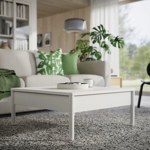 IKEA イケア コーヒーテーブル オフホワイト 84x82cm
