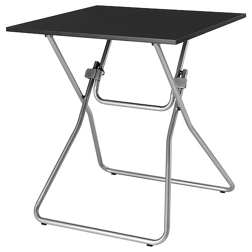 IKEA イケア 折りたたみテーブル ブラック 67x67cm big70546894 GUNDE グンデ