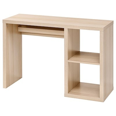 IKEA イケア デスク ホワイトステイン オーク調 111x39cm big70585102