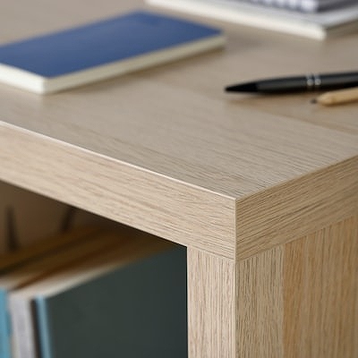 IKEA イケア デスク ホワイトステイン オーク調 111x39cm big70585102
