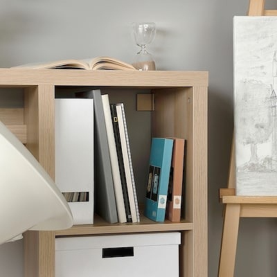 IKEA イケア デスク ホワイトステイン オーク調 111x39cm big70585102