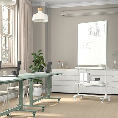 IKEA イケア フレーム キャスター付き ホワイト 85x205x50cm IKEA イケア フレーム キャスター付き ホワイト 85x205x50cm
