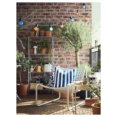 IKEA イケア イージーチェア ライトグレー 屋外用 big90575833 SKOGSON