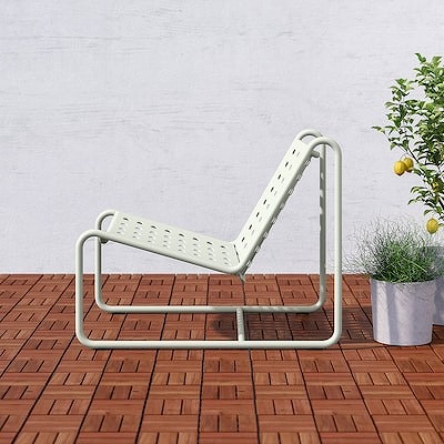 IKEA イケア イージーチェア ライトグレー 屋外用 big90575833 SKOGSON