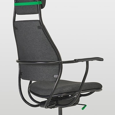 IKEA イケア ゲーミングチェア ヴィースレ ダークグレー big90586327 LOPARBANA ローパルバーナ_6