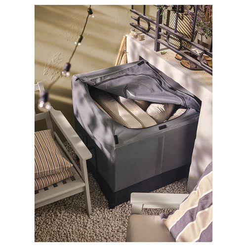 IKEA イケア 収納ボックス 屋外用 ダークグレー 78x72x79cm m40562908 VATTERSO ヴェッテルソー_1