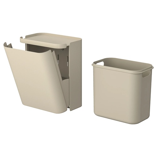 IKEA イケア ゴミ箱 ベージュ 3 l m20604867 FLORSJON フロルションの