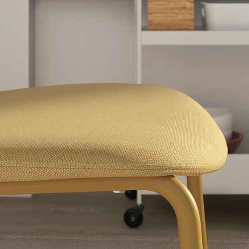 IKEA イケア チェア イエロー/ティッブレビ イエロー m70621176 VIHALS ヴィーハルス