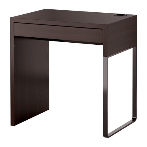 IKEA イケア デスク ブラックブラウン 黒 茶 73x50cm b20354279 MICKE ミッケ