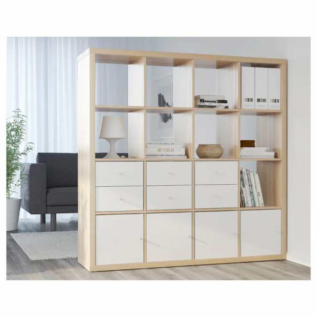 IKEA カラックス ホワイト 中古 2セット - 家具