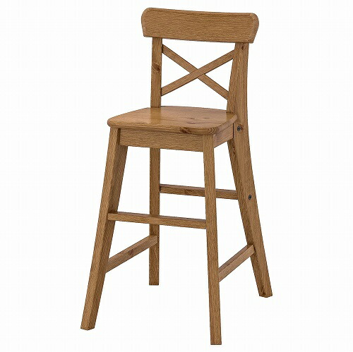 IKEA イケア 子供用チェア アンティークステイン z40353839 INGOLF インゴルフ