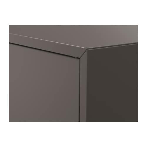 Ikea イケア Eket キャビネット 扉2 棚板1付き ダークグレー Nの通販はau Pay マーケット 株式会社クレール