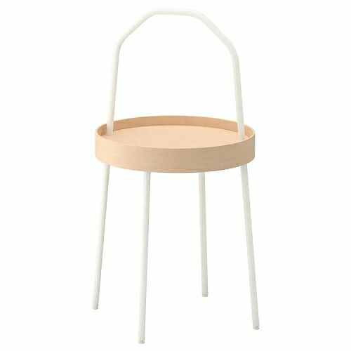 IKEA - 【shima♡】サイドテーブル・ミラーシェルフ付・毛布ホワイト イケア IKEA ウォールシェルフ ホワイト 白 110x26cm a70282181