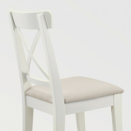 IKEA イケア チェア ホワイト ハーラルプ ベージュ n90473066 INGOLF