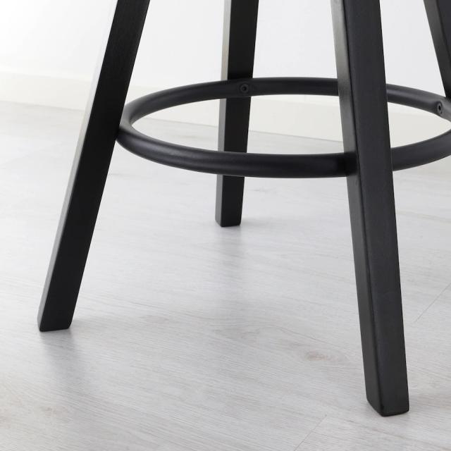 IKEA イケア バースツール ブラック 黒 63-74cm c40161595 DALFRED 