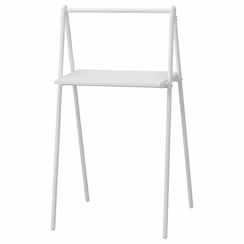 IKEA イケア 折りたたみテーブル ホワイト白 m00527337 BJORKASEN ビョルコーセン