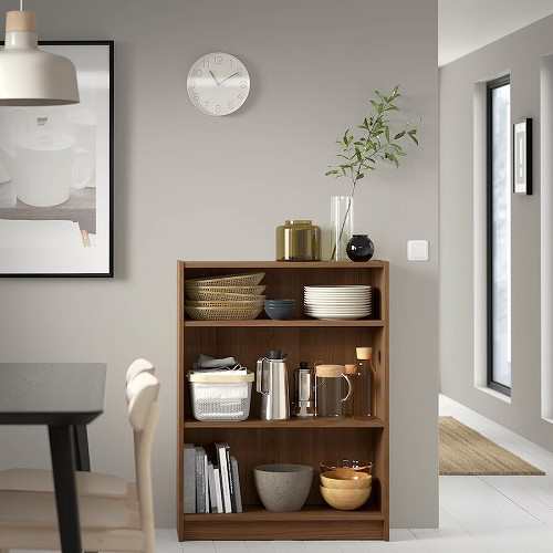 IKEA イケア 本棚 ブラウン ウォールナット調 80x28x106cm IKEA イケア 本棚 ブラウン ウォールナット調 80x28x106cm