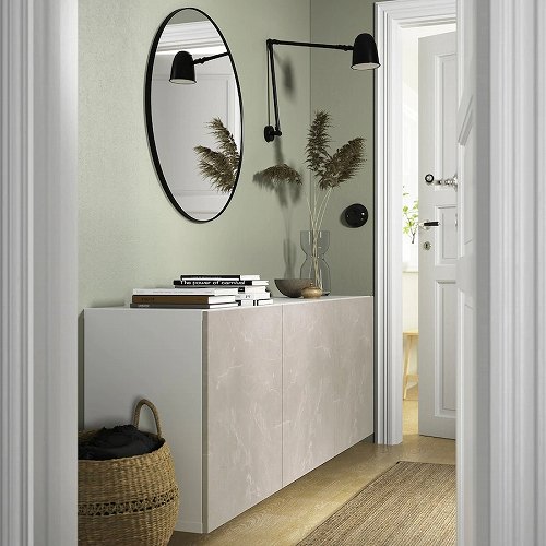 IKEA イケア 扉 ベージュ 大理石調 60x64cm m70490934 BERGSVIKEN ベリスヴィーケン_1